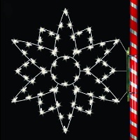 5' Silhouette Edelweiss<br />Snowflake