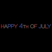 3' x 41' Happy 4th of July