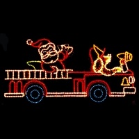 11' x 24' Santa's Fire Truck