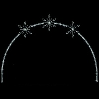 23' x 34' Crystal Snowflake<br />Arch